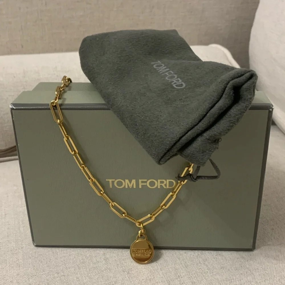 New TOM FORD Brass Body Chain